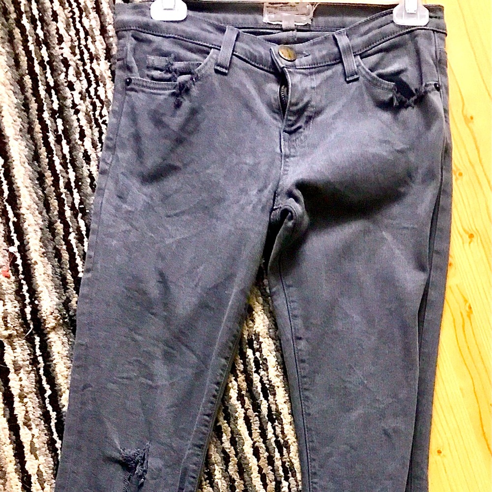 Current Elliot Distressed Skinny Stretch Jeans in 26
